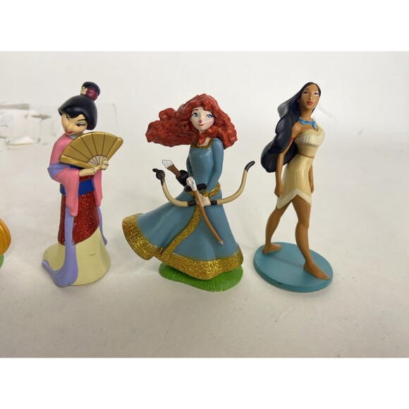 Disney Store Princess Jasmine Rapunzel PVC Figure Toy Lot of 5 Cake Toppers - Picture 3 of 7